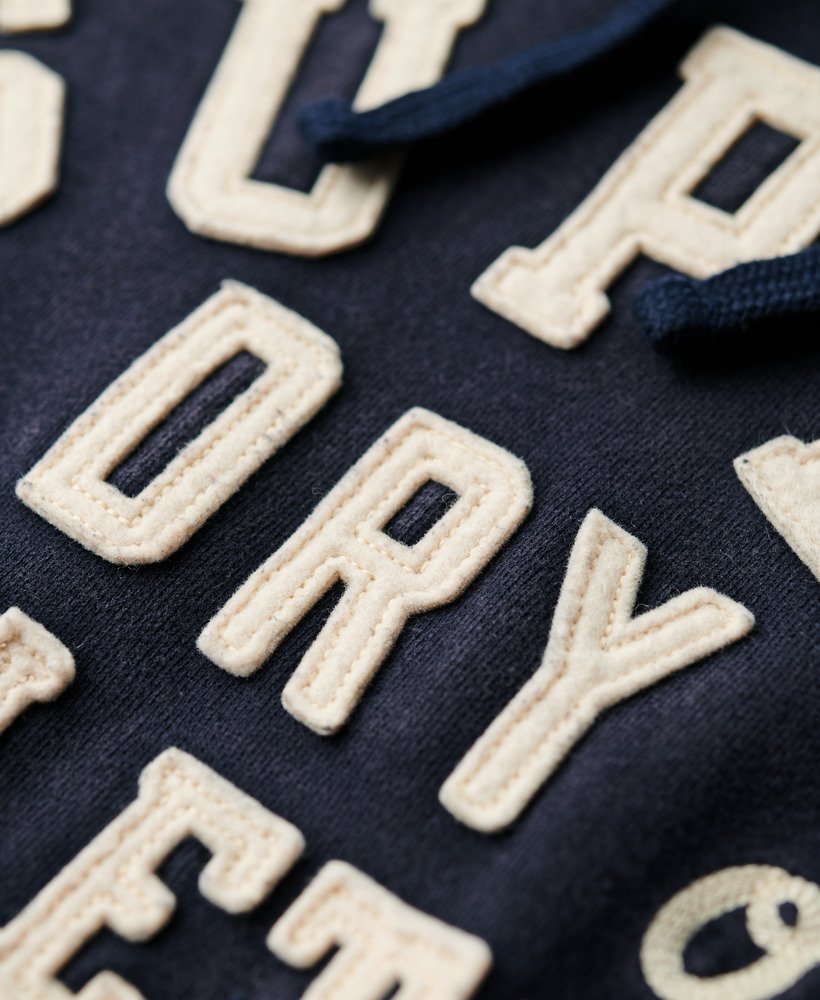 moletom esportivo vintage na cor azul-marinho eclipse