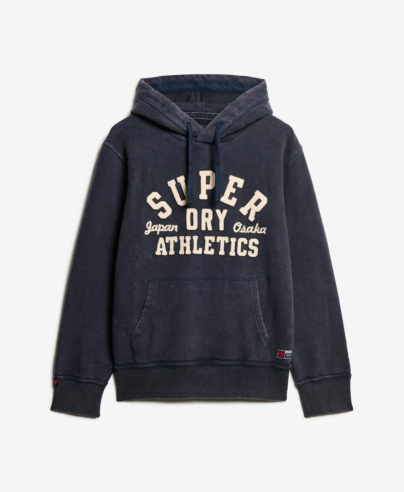 moletom esportivo vintage na cor azul-marinho eclipse