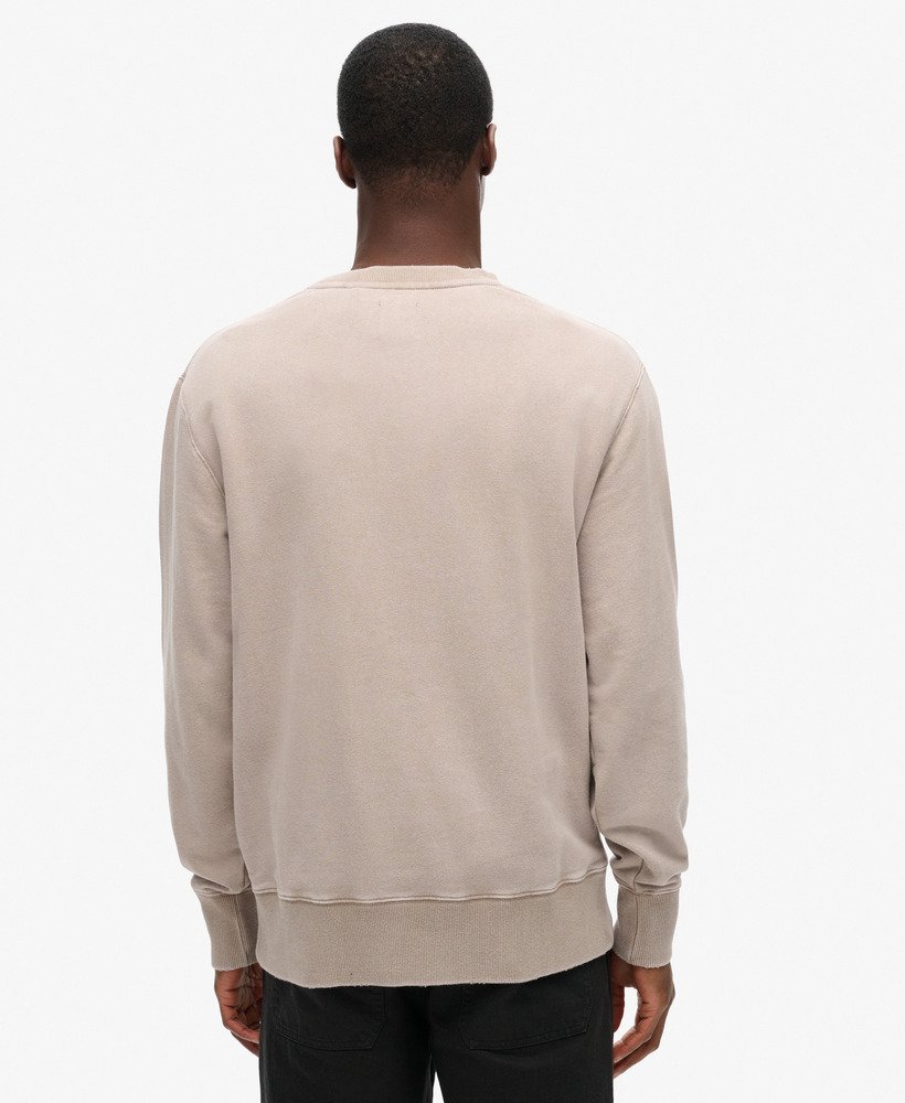 moletom mechanic loose fit crew na cor moonrock
