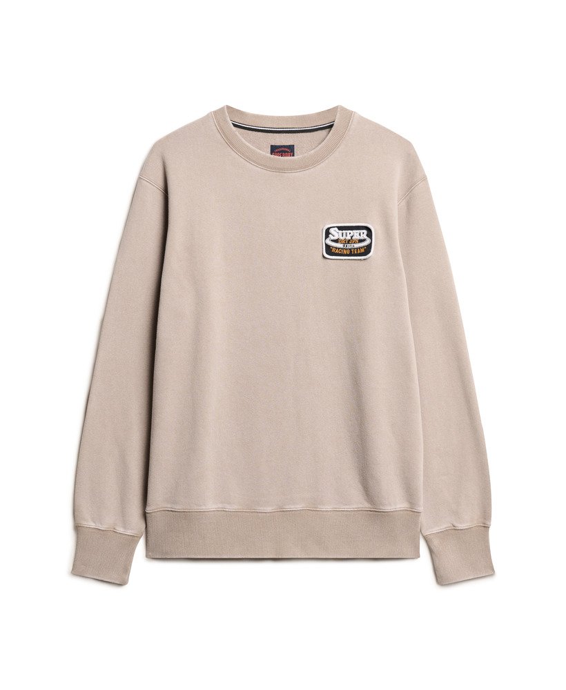 moletom mechanic loose fit crew na cor moonrock