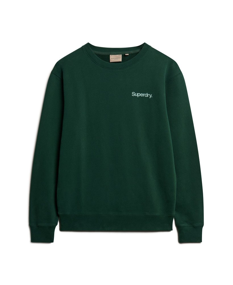 moletom core logo city loose crew na cor verde esmalte