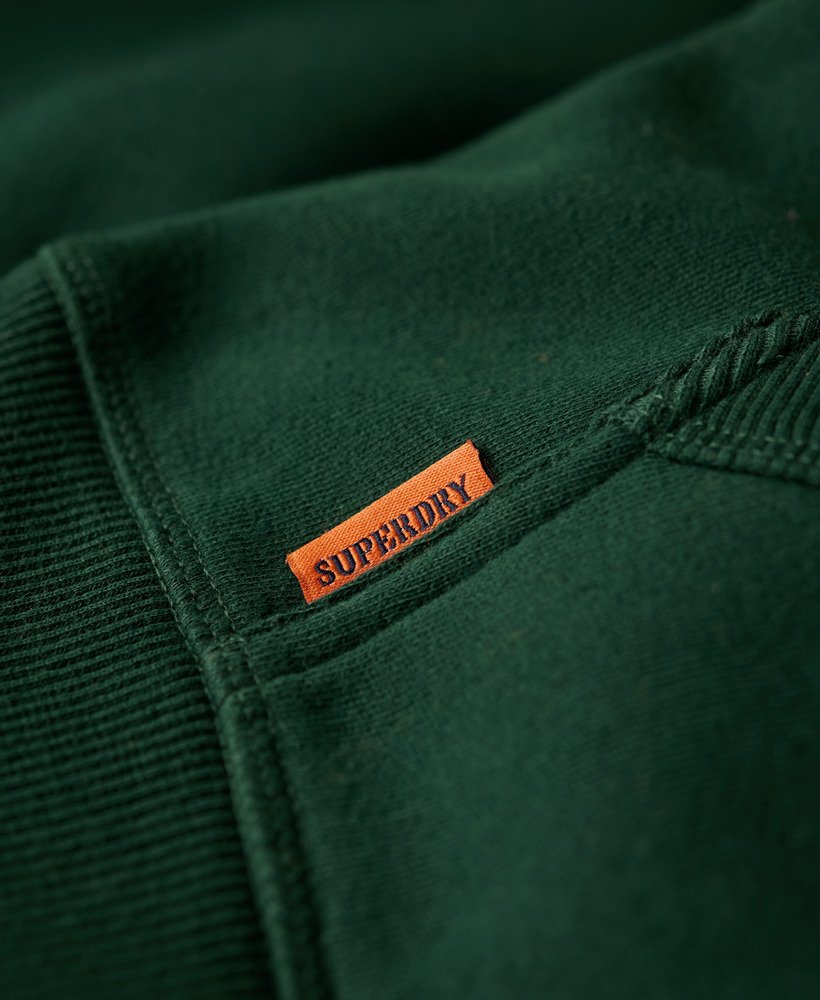 moletom com capuz essential logo na cor verde esmalte