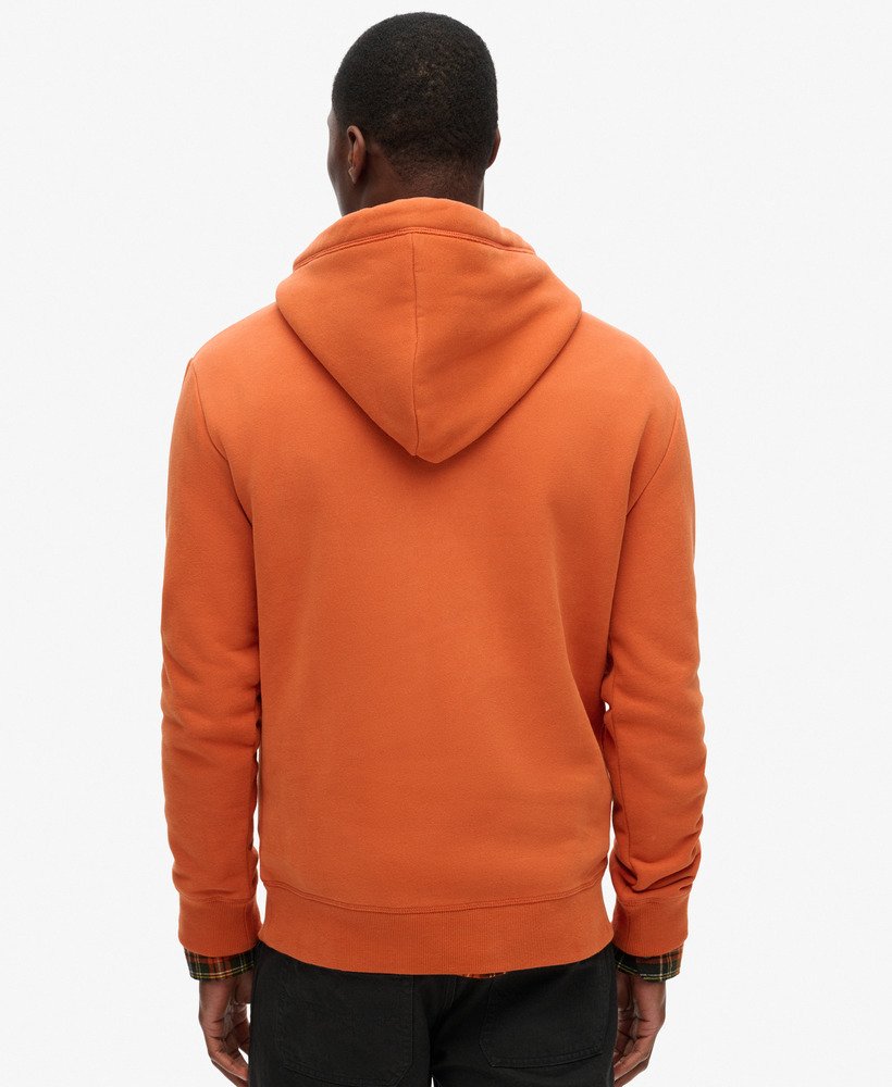 moletom com capuz essential logo na cor marrom autumn glaze