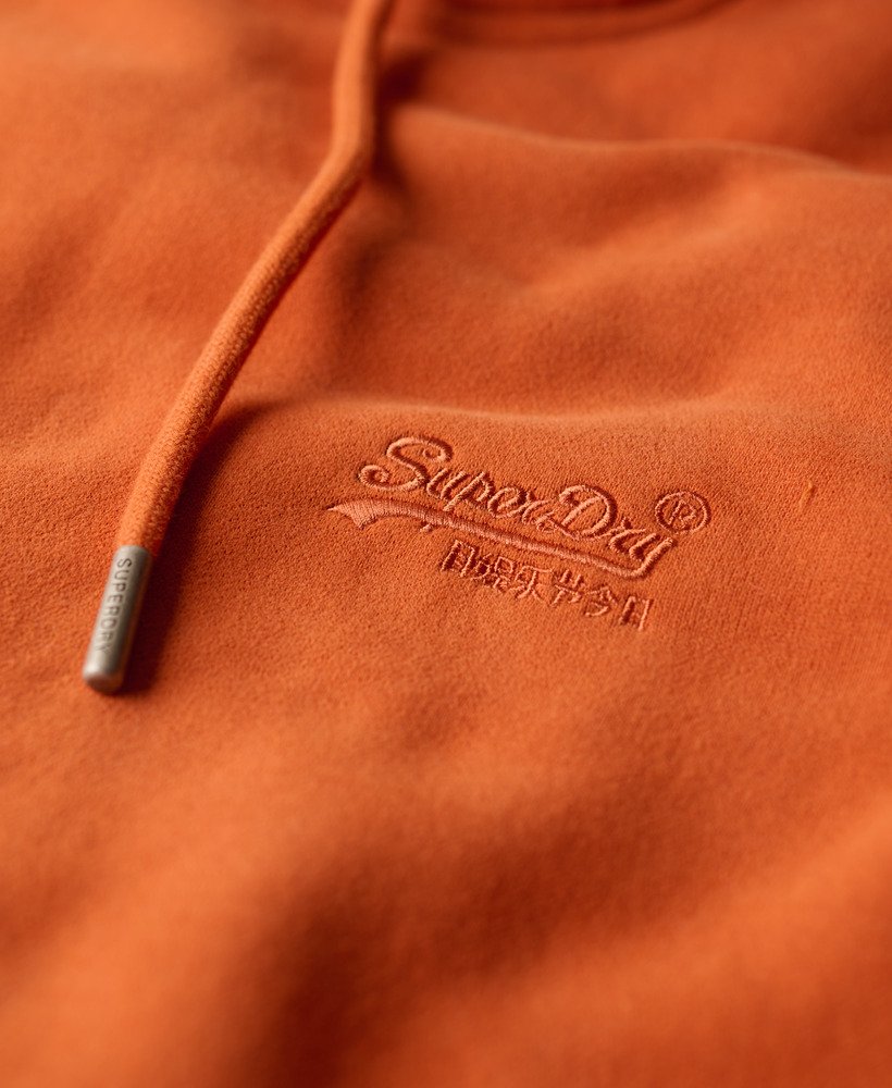 moletom com capuz essential logo na cor marrom autumn glaze