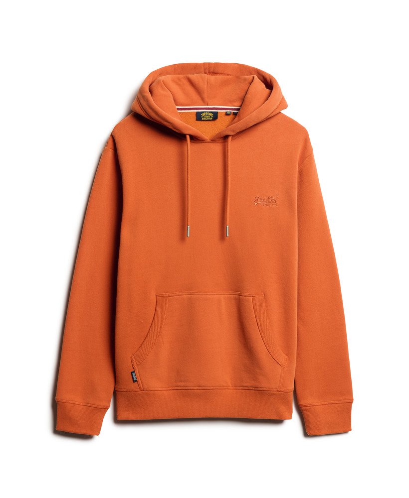 moletom com capuz essential logo na cor marrom autumn glaze