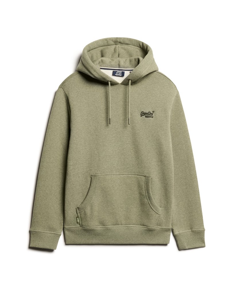 moletom com capuz essential logo na cor martini olive green grit