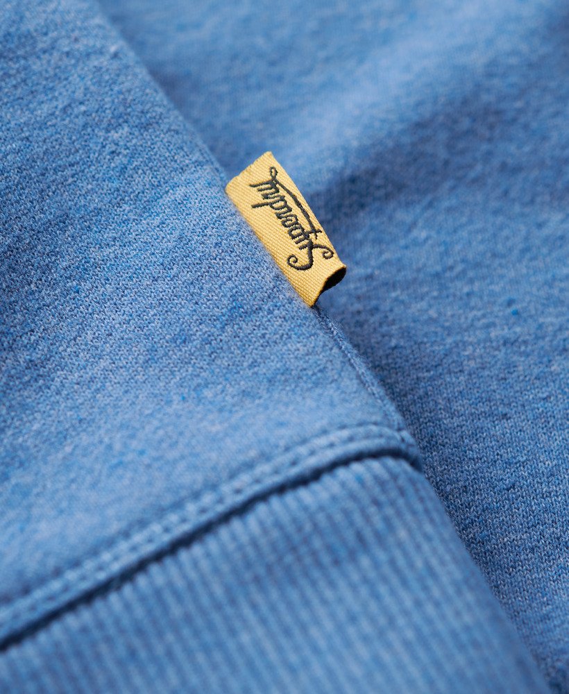 moletom outdoors graphic crew na cor azul oceano mesclado