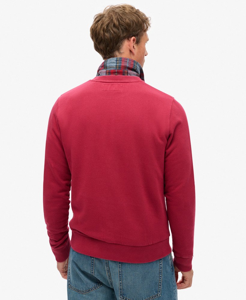 moletom esportivo estampado na cor vermelho bordô