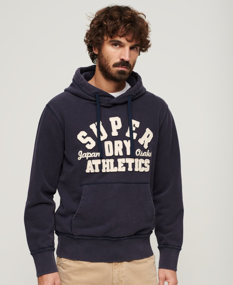 moletom esportivo vintage na cor azul-marinho eclipse