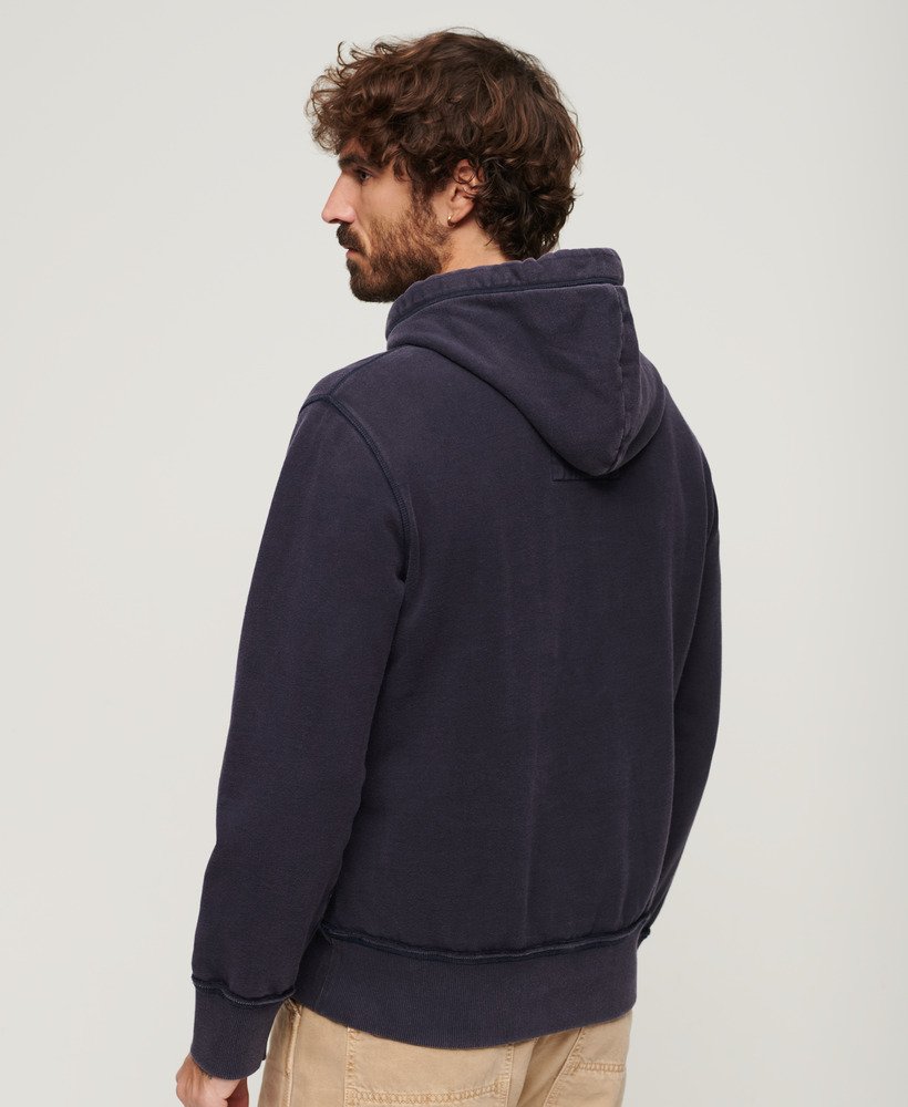 moletom esportivo vintage na cor azul-marinho eclipse