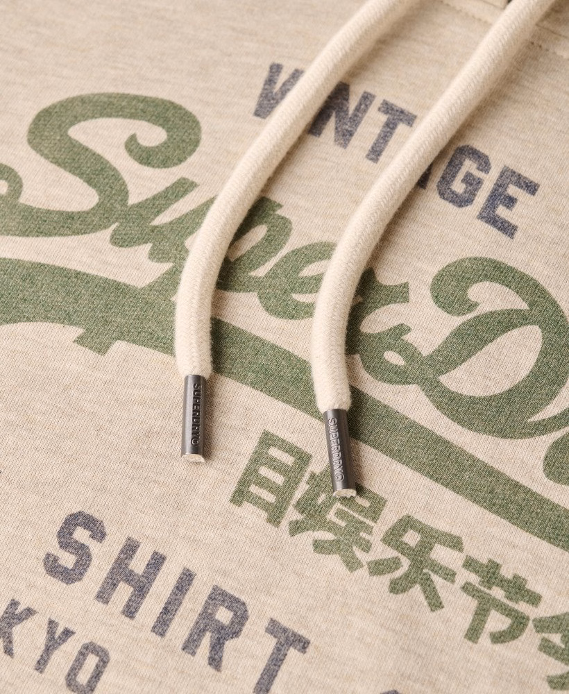 Moletom com Capuz Vintage Logo Heritage Relaxed