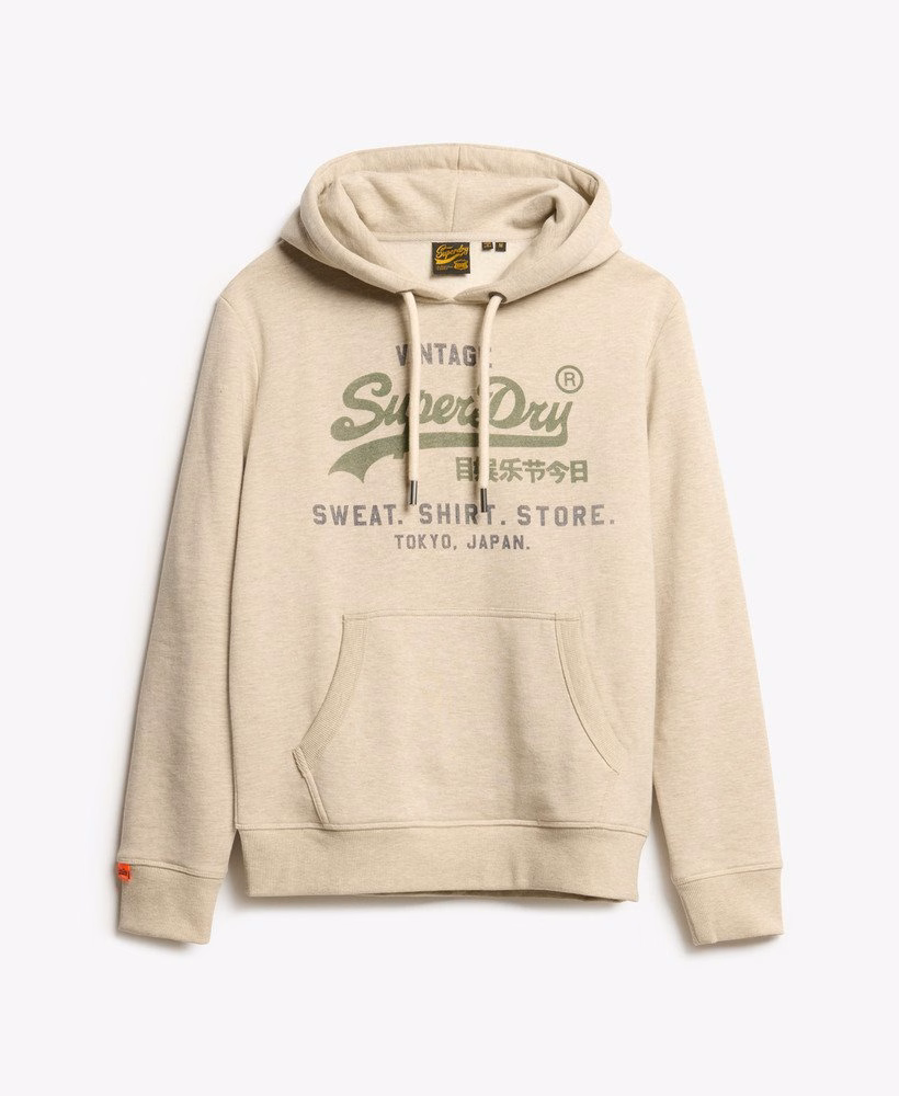 Moletom com Capuz Vintage Logo Heritage Relaxed