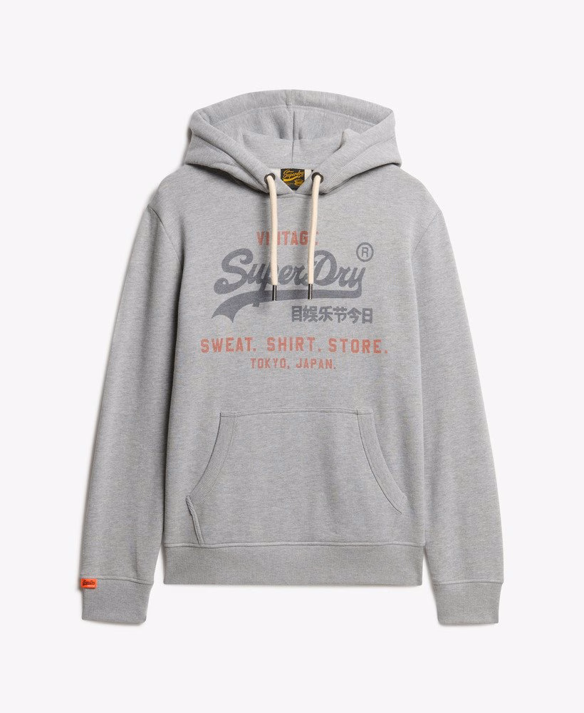 Moletom com Capuz Vintage Logo Heritage Relaxed