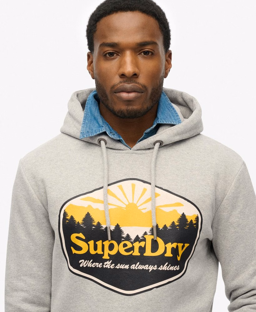 Moletom com aba solar Superdry