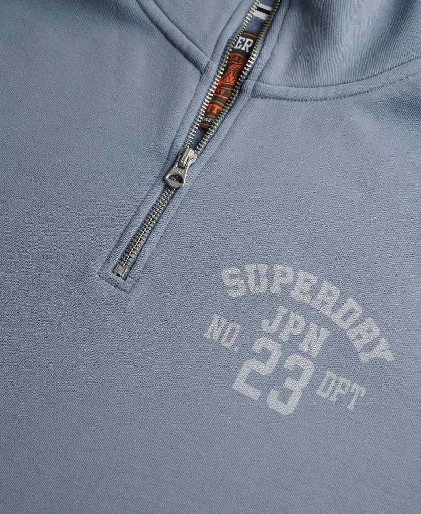 Moletom Athletic Essentials com Meio Zíper