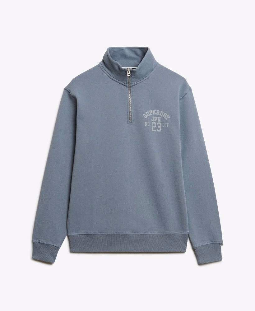 Moletom Athletic Essentials com Meio Zíper