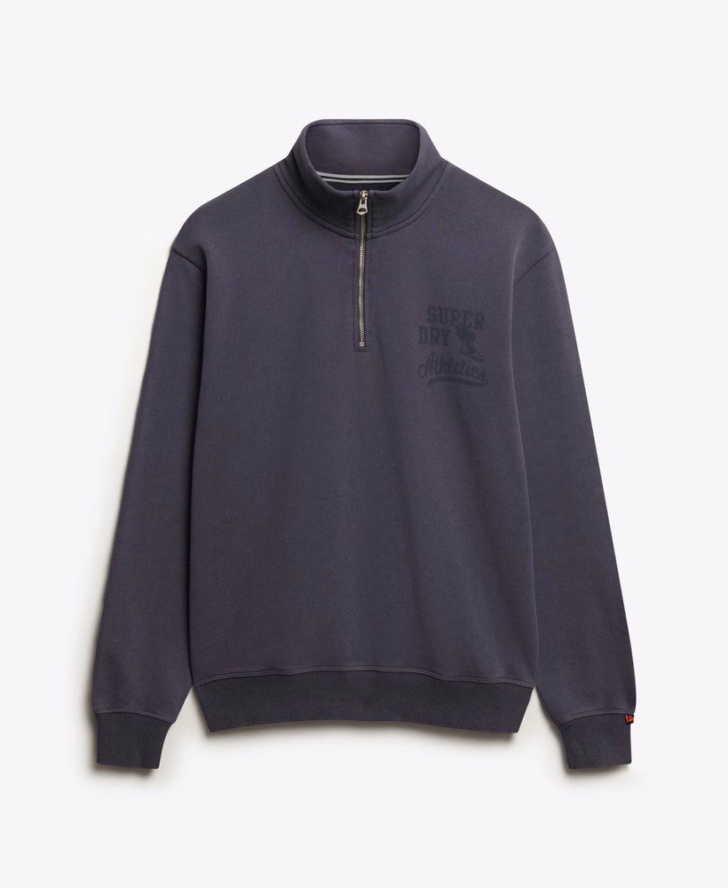 Moletom Athletic Essentials com Meio Zíper