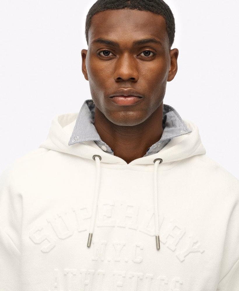 Moletom oversized com estampa esportiva