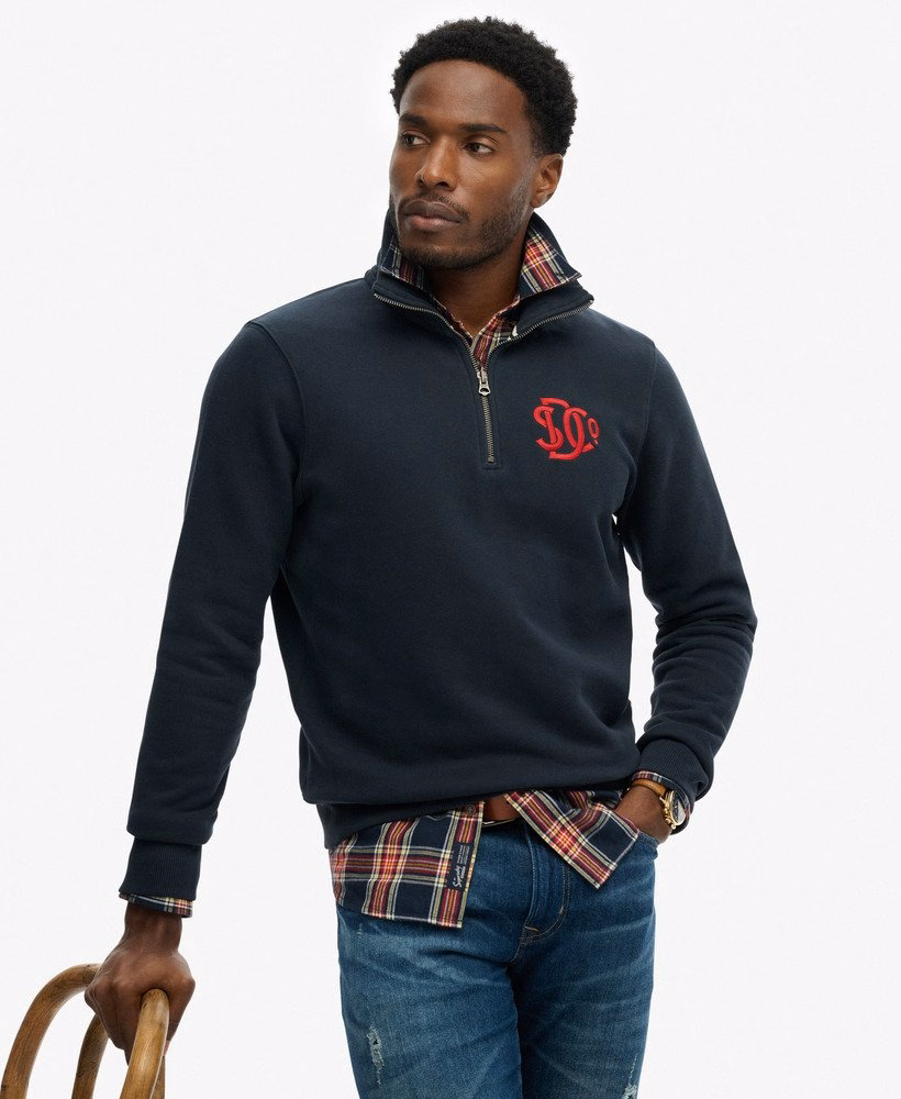 Blusa esportiva SD&Co. com meio zíper