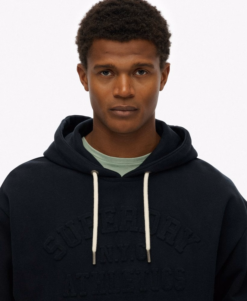 Moletom oversized com estampa esportiva