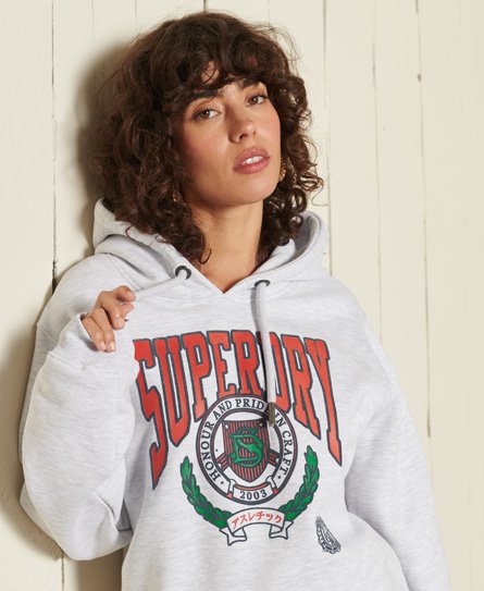 moletom com capuz ana estilo boho em cinza mesclado glaciar