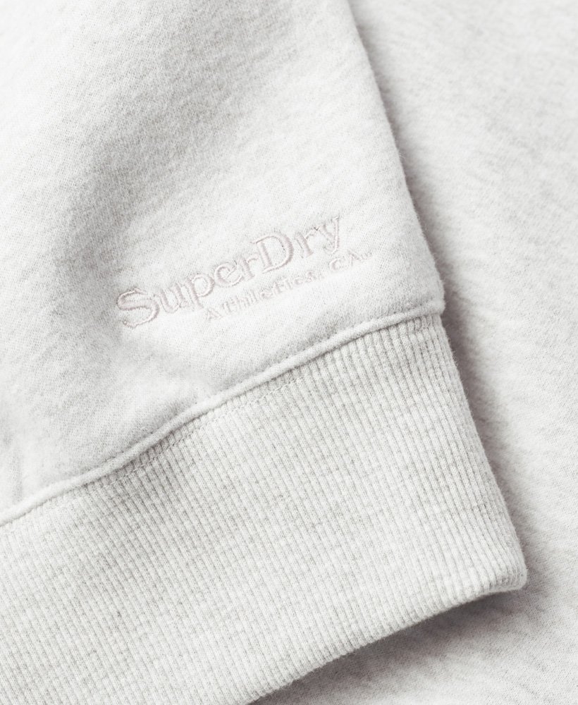 moletom essential logo relaxed fit na cor glacier grey mescl