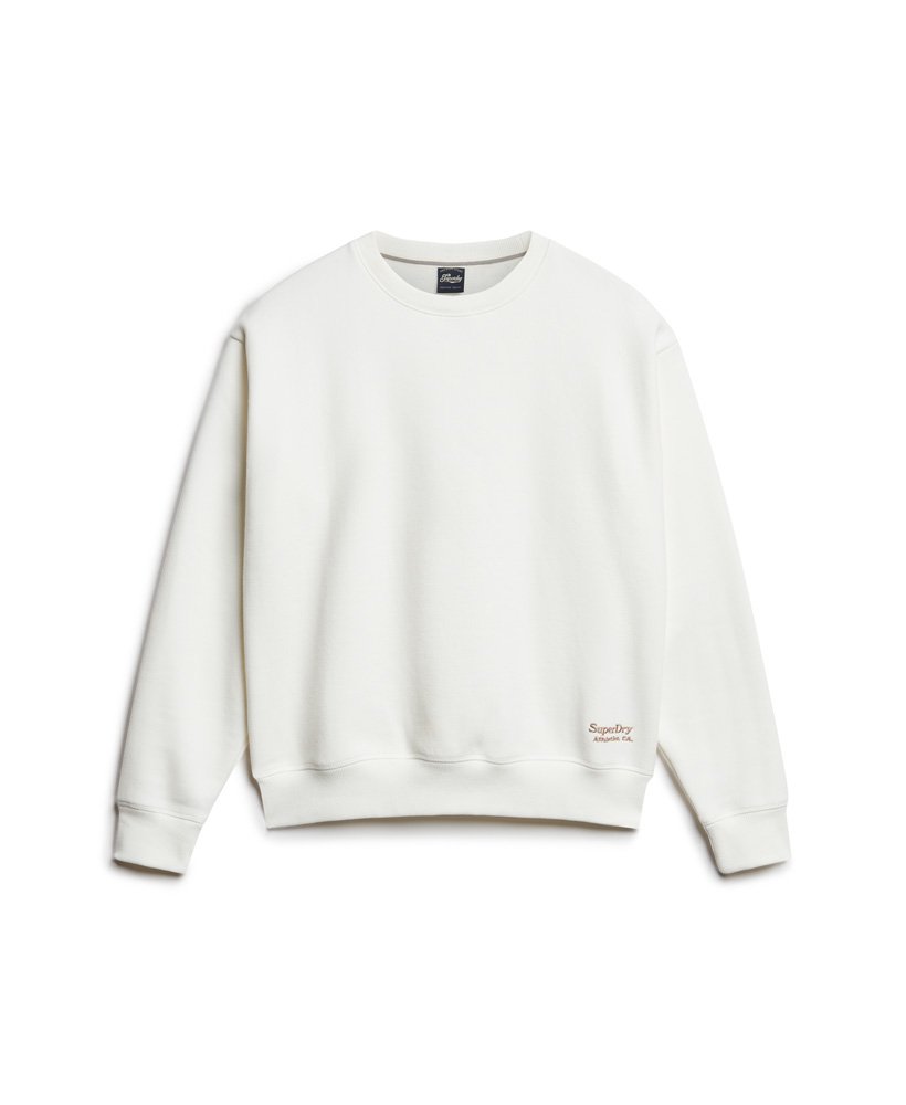 moletom essential logo relaxed fit na cor off white