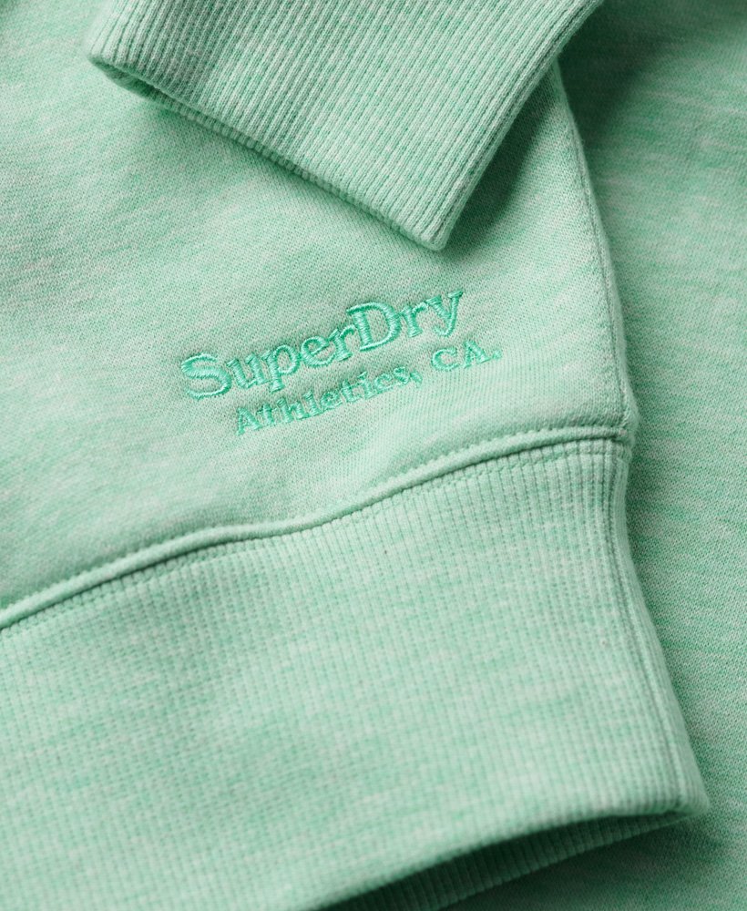 moletom essential logo relaxed fit na cor verde menta mesclado