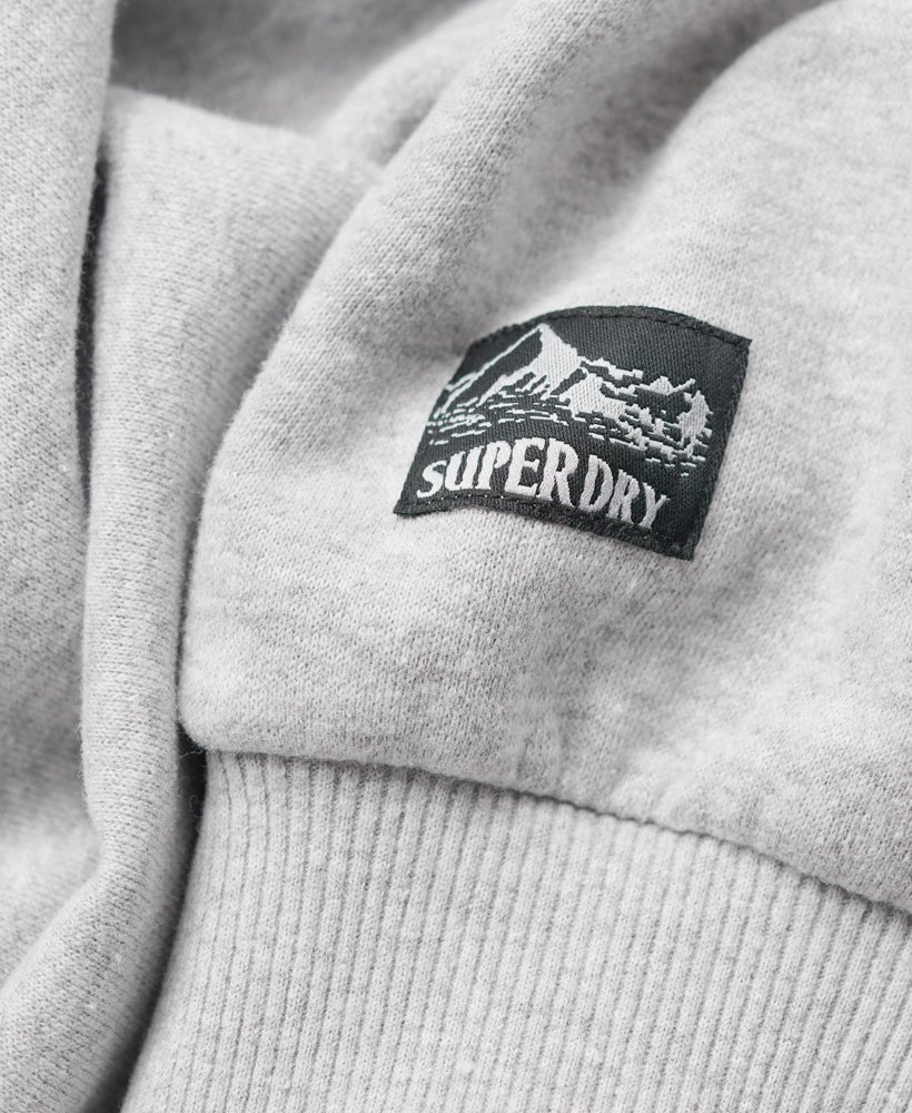 moletom travel souvenir graphic crew na cor flake grey mescl