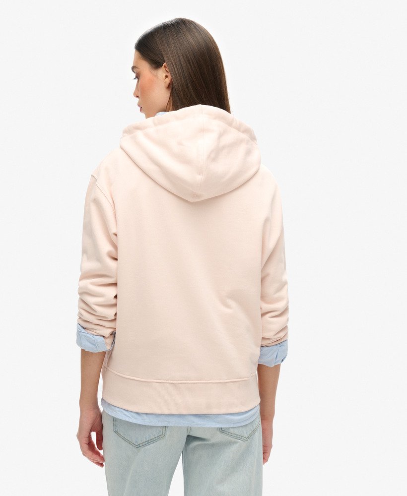 moletom sport luxe loose na cor rosa malva manhã