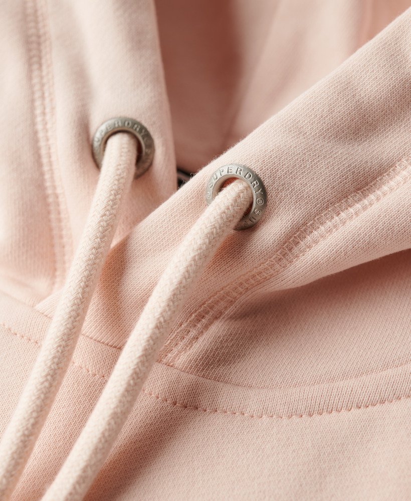 moletom sport luxe loose na cor rosa malva manhã