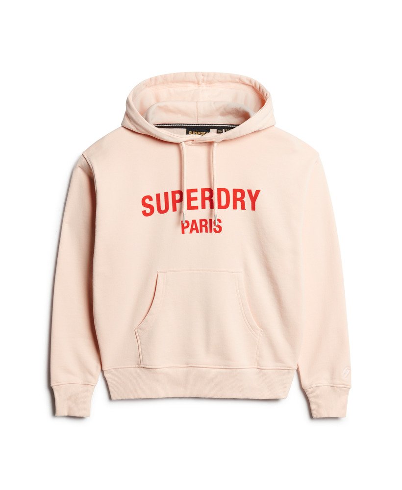 moletom sport luxe loose na cor rosa malva manhã