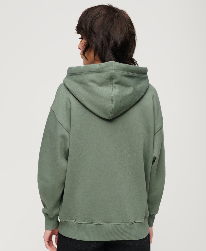 moletom sport luxe loose na cor cáqui laurel