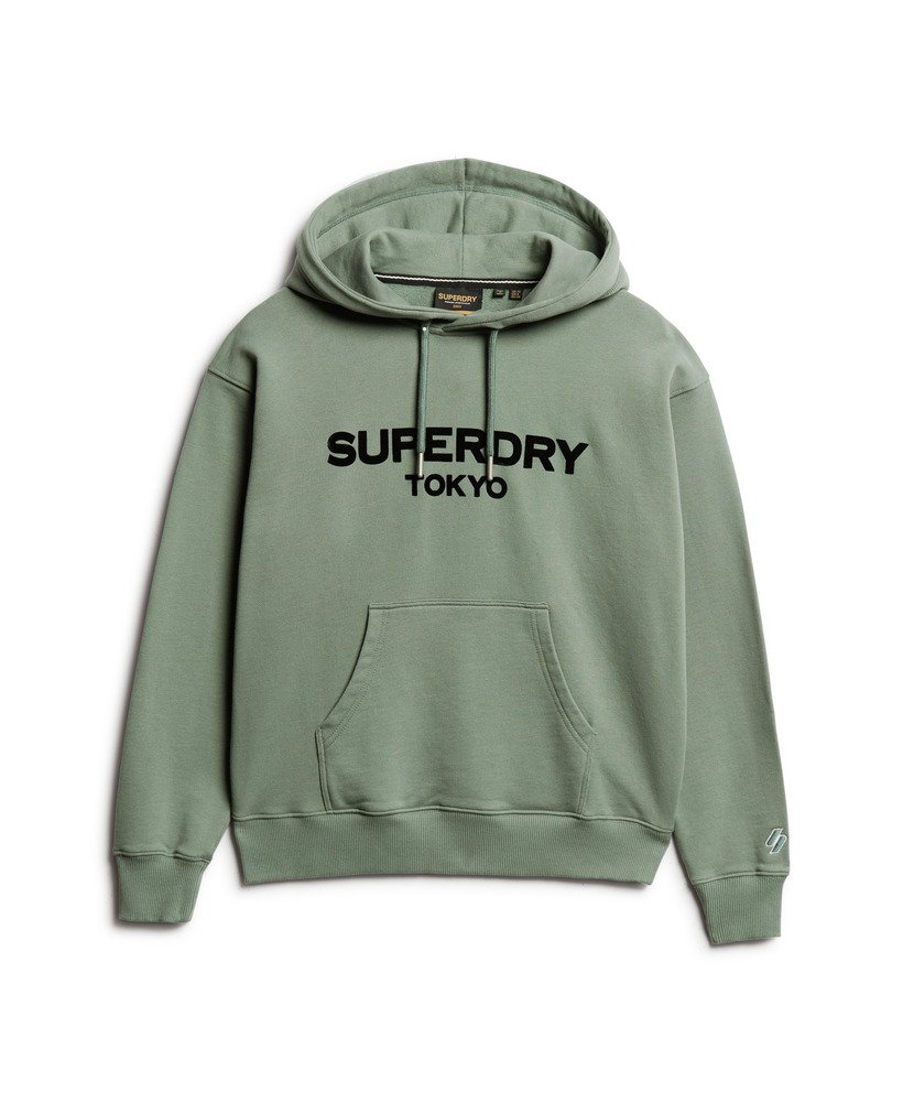 moletom sport luxe loose na cor cáqui laurel