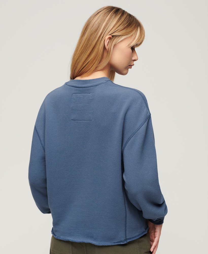 moletom athletic essentials na cor azul wedgewood