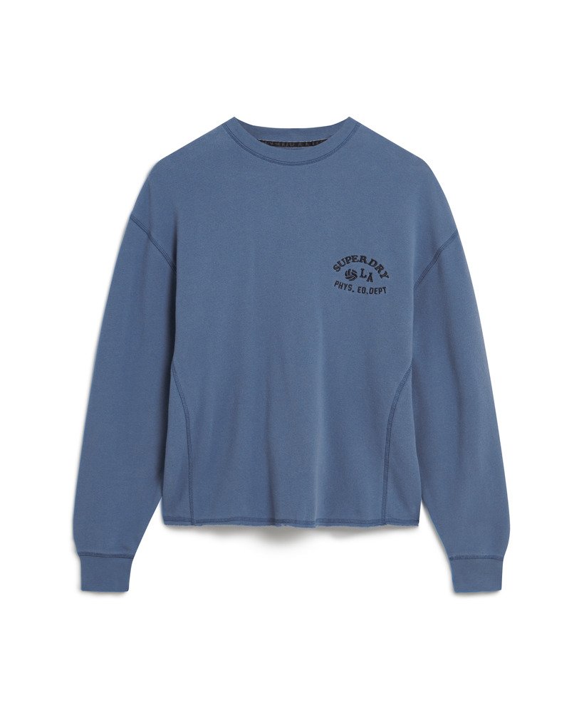 moletom athletic essentials na cor azul wedgewood