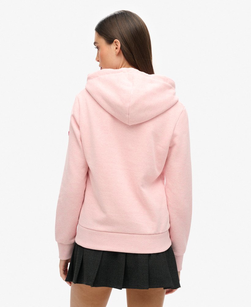 moletom com capuz la graphic na cor rosa mesclado solomon