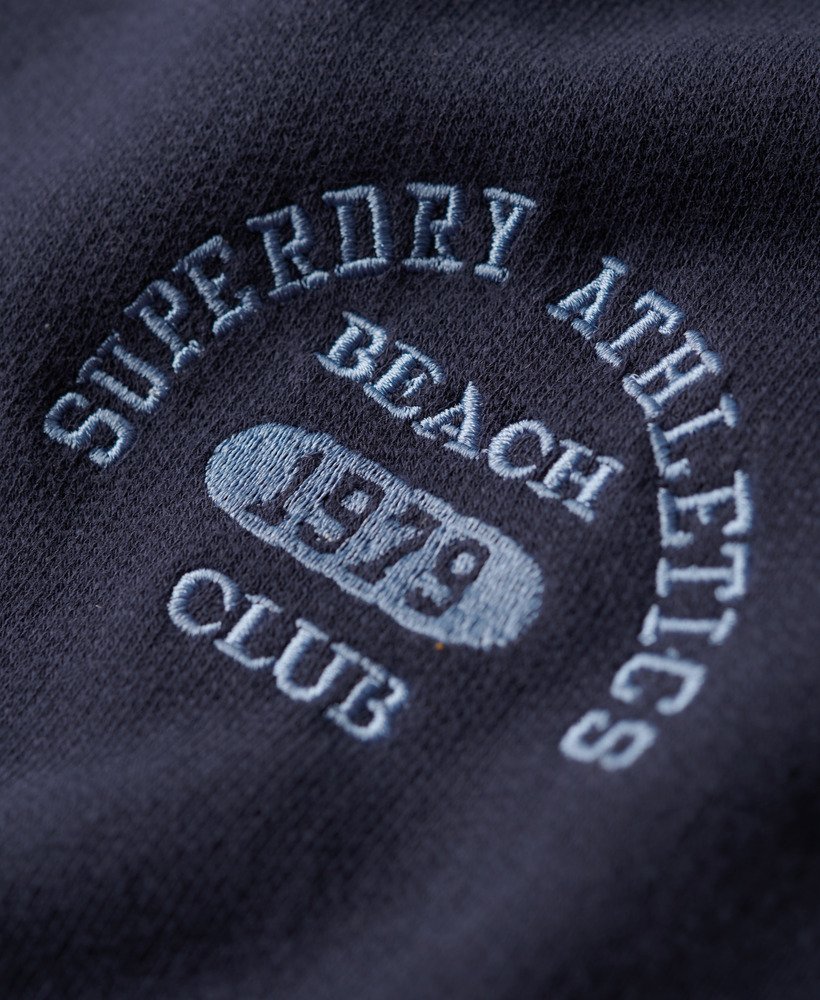 moletom com capuz athletic essentials na cor azul marinho mais intenso.