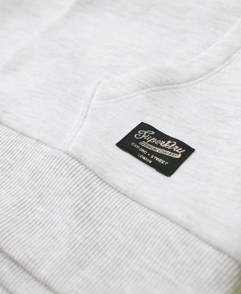 moletom com capuz vintage logo pop na cor ice marl