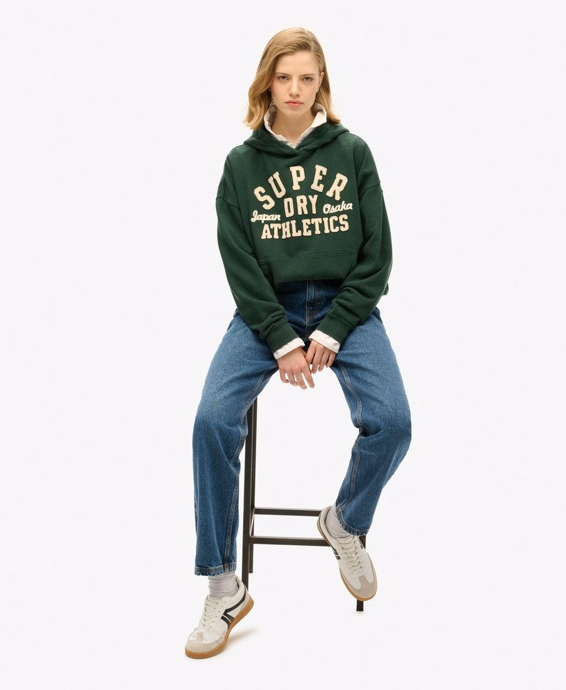 Moletom oversized com apliques da Athletic Essentials