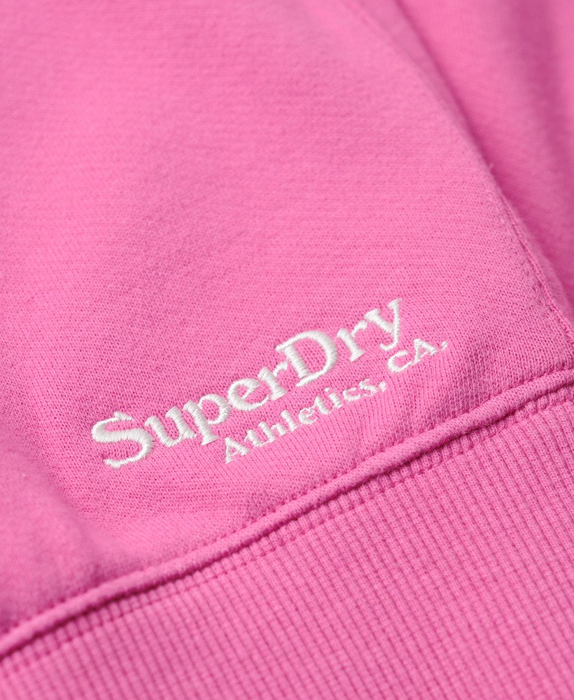 moletom essential logo na cor rosa flash