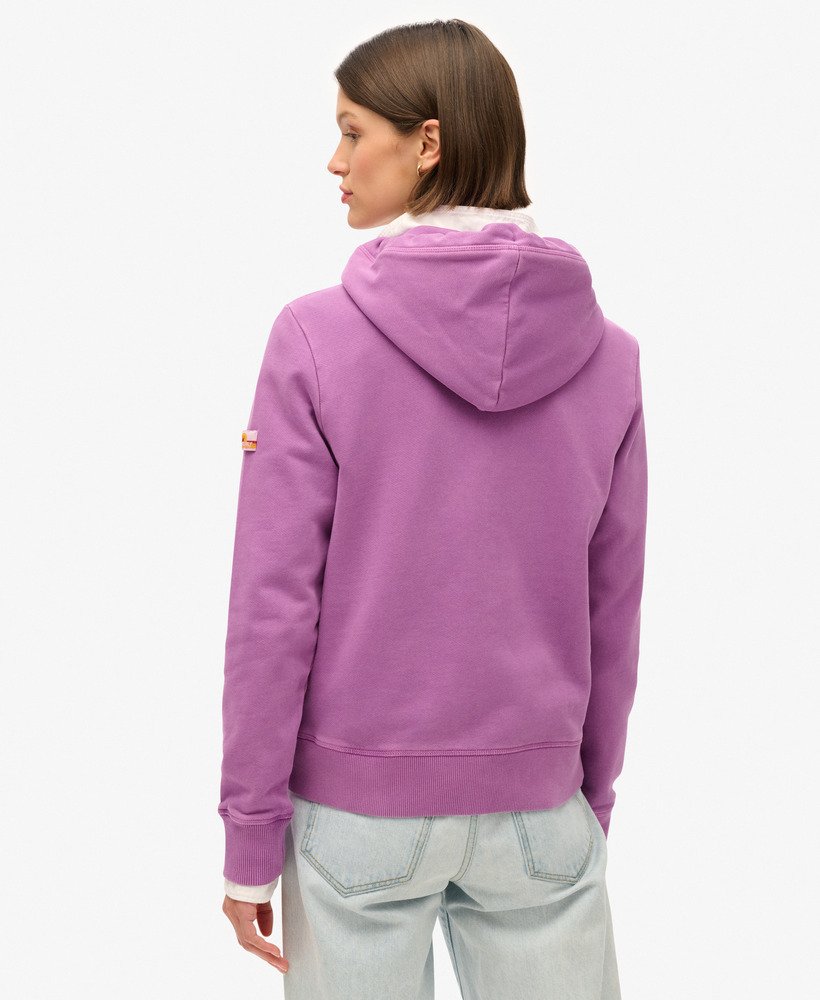 moletom com capuz cooper tonal logo na cor dewberry