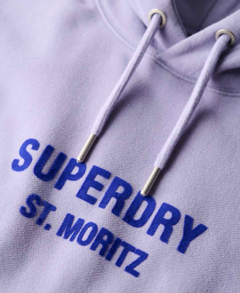 moletom sport luxe estilo folgado na cor roxa opaco