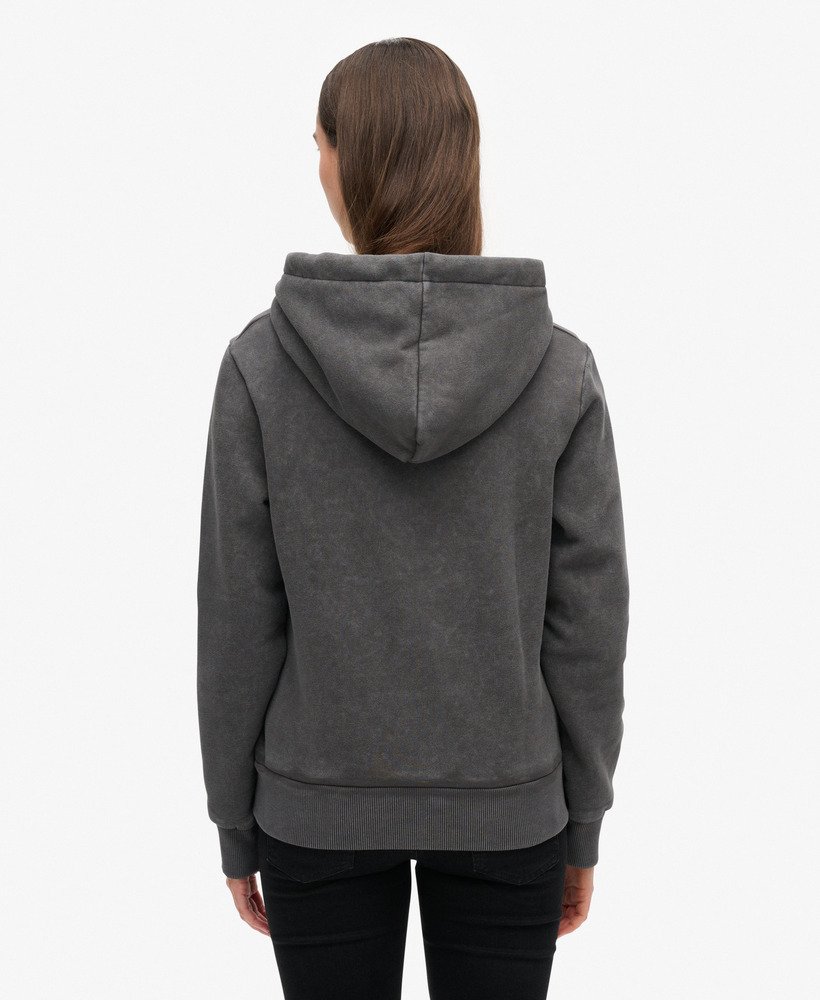 moletom com capuz estampado estilo punk na cor blackboard
