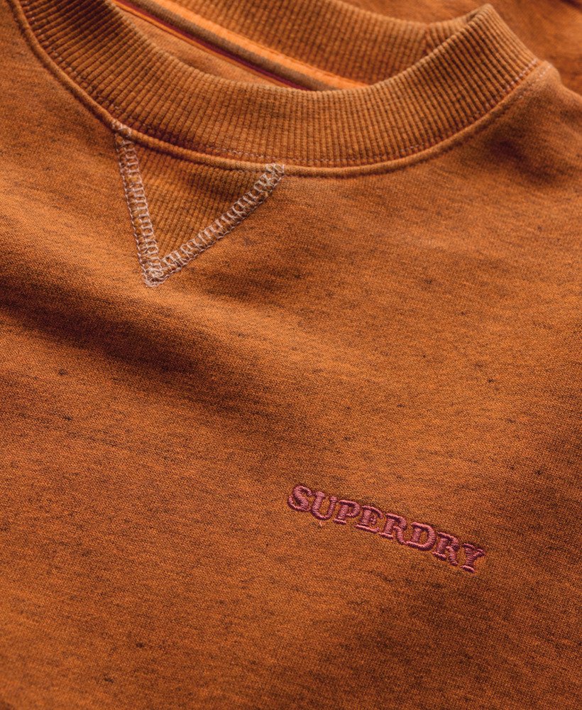 moletom essential logo overdyed na cor laranja denver