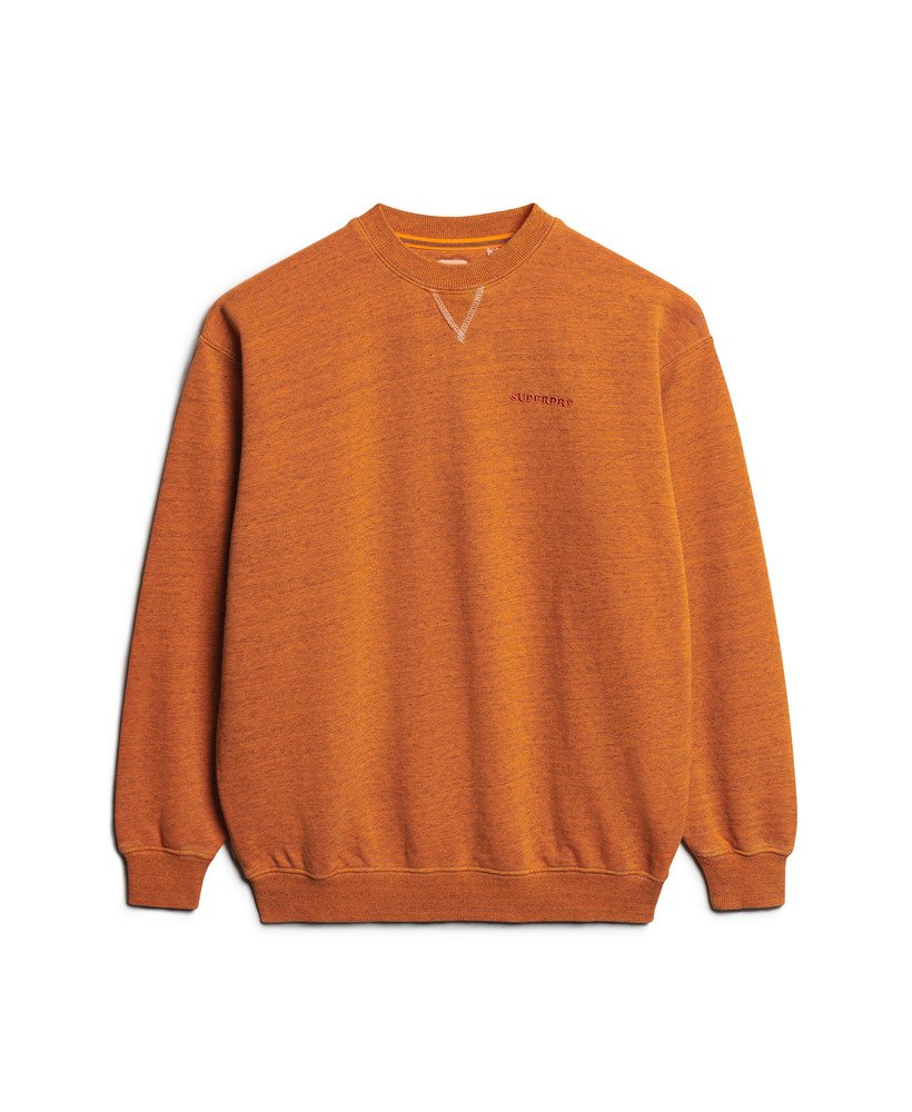 moletom essential logo overdyed na cor laranja denver