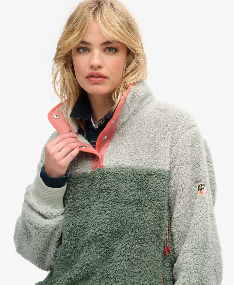 suéter henley super macio mash up na cor cinza puritano