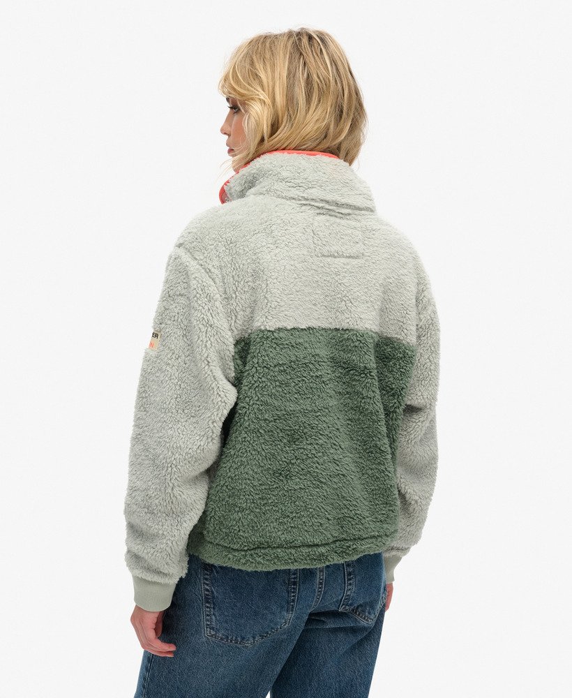 suéter henley super macio mash up na cor cinza puritano
