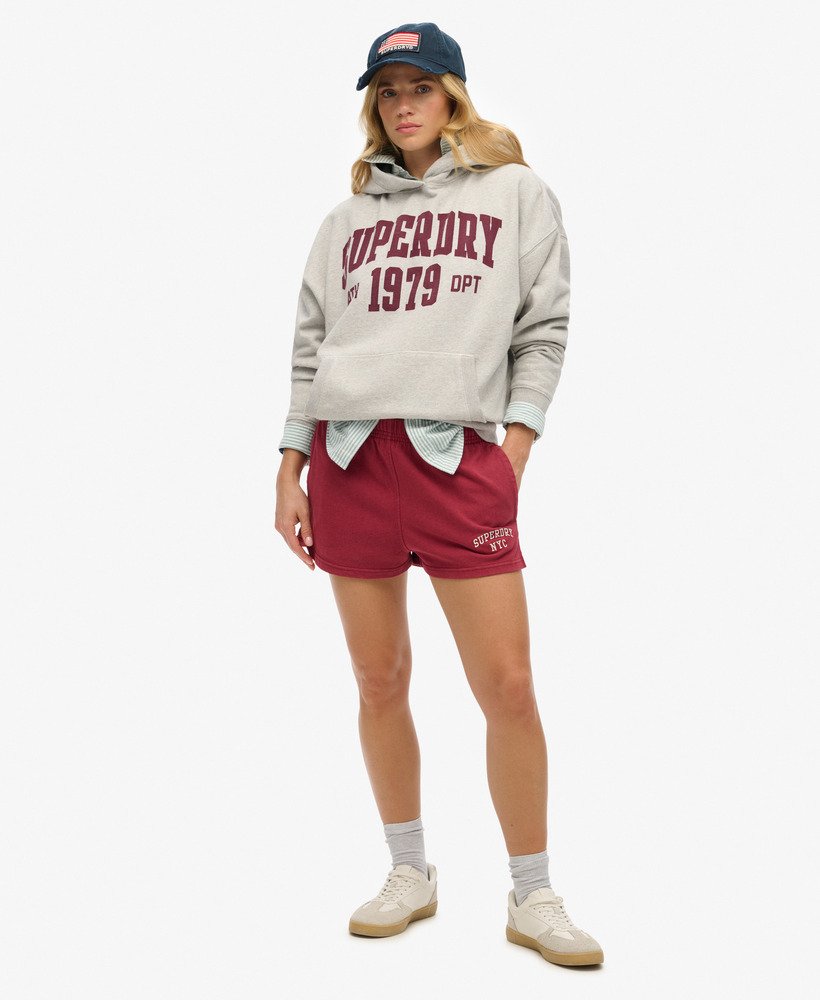 moletom com capuz athletic essentials relaxed na cor glacier grey mescl