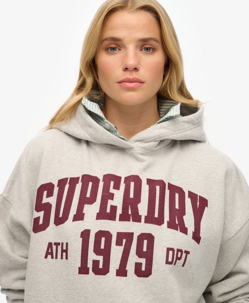 moletom com capuz athletic essentials relaxed na cor glacier grey mescl